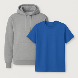 Gildan 2-частен пакет: Heavy Blend Hoodie 18500 + Heavy Cotton T-shirt 5000
